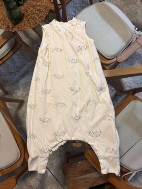 Cream Rainbow Print 100% cotton